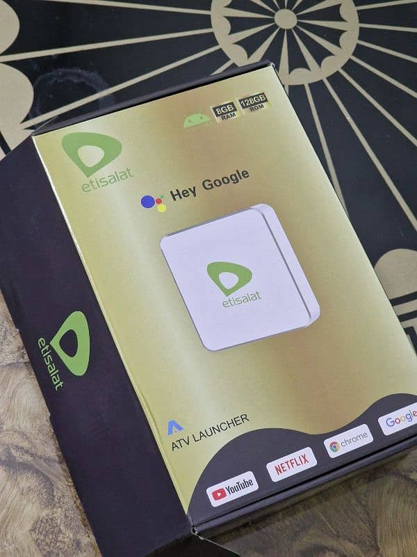 Etisalat Original Android TV Box 8GB/128GB Android 15.1 Latest 7