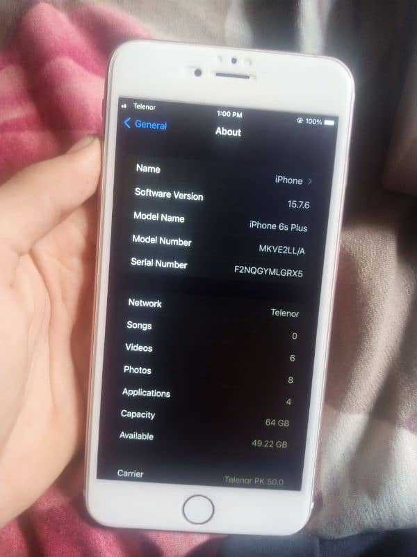 Iphone 6splus  64GB  Pta approved 1