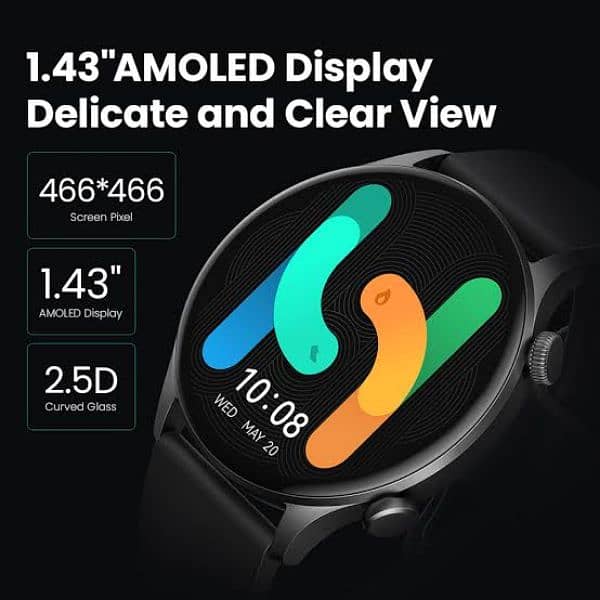 Haylou plus RT3 Super AMOLED display 1