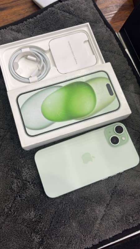 IPhone 15 fu 128gb non PTA just Box open 0