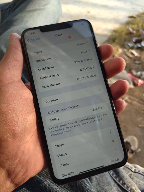 iphone xs max 64gb non pta jv 78 health 3