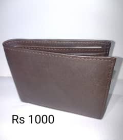 Leather wallet men's (cow/ sheep)