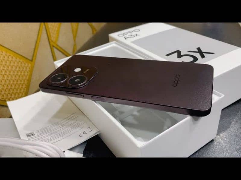 oppo A3x red colour open box 0