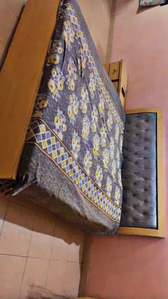 bed set with mattress urgent sale