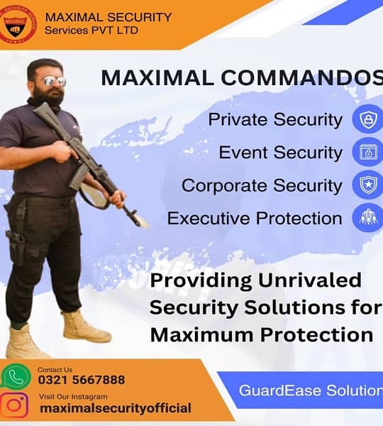 SSG COMMANDOS / GUARDS AVAILABLE FOR MONTHLY PER DAY BASIS EVENTS 7