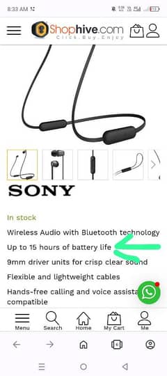 Sony WI-C310 Nackband Read Add