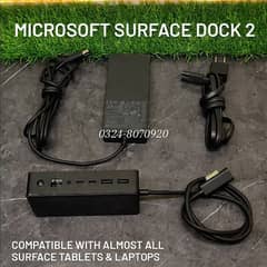 Microsoft Surface Dock 2 Laptop Studio Go book Pro 1 3 4 9 X 4k usb c