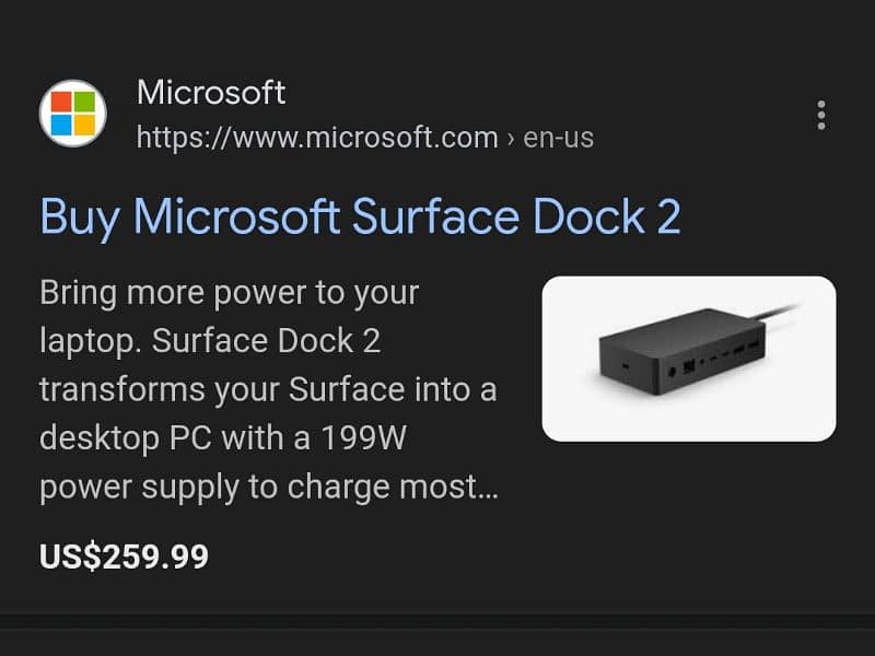 Microsoft Surface Dock 2 Laptop Studio Go book Pro 1 3 4 9 X 4k usb c 5