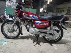 HONDA CG 125 2022 FULL GENUINE KARAK BIKE RED