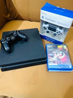 PS4 Slim 500 Gb With Box Slightly Use Just Like New Cond 10/10