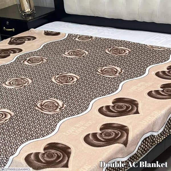 fleece printed double bed blankets 12