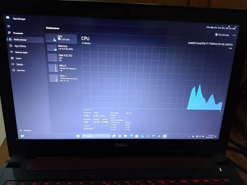 gaming laptop i7 7th gen GTX 1050 7