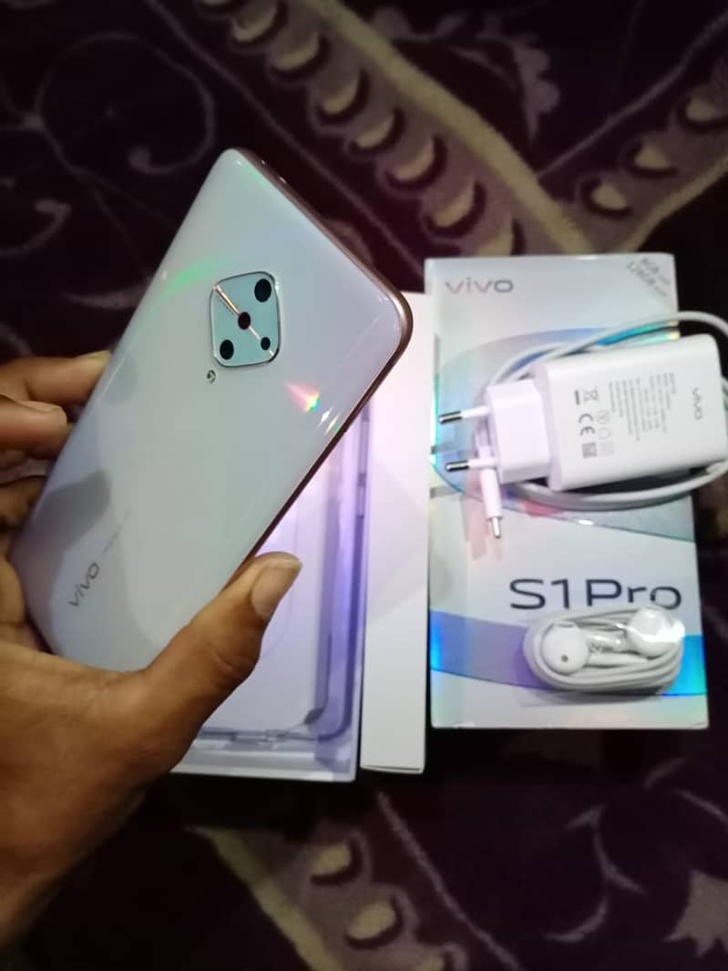 Vivo s1 pro  okay 10/10 full box contact my whatsap number 03263470894 0