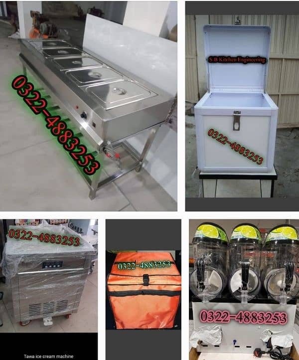 Slush Pizza Oven Delivery bag Sharwama Counter Hot plate Fryer grill 0