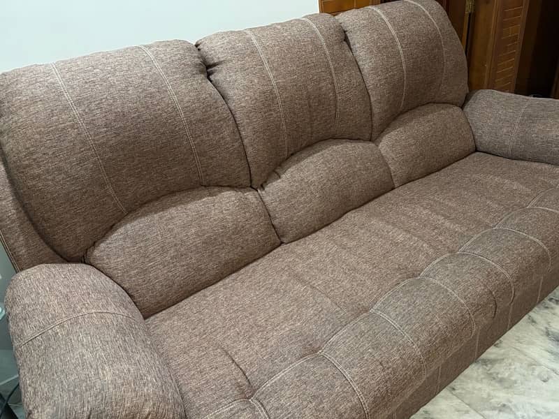 Pure Jute Relaxer Sofa 3 Seater Mint Condition 0