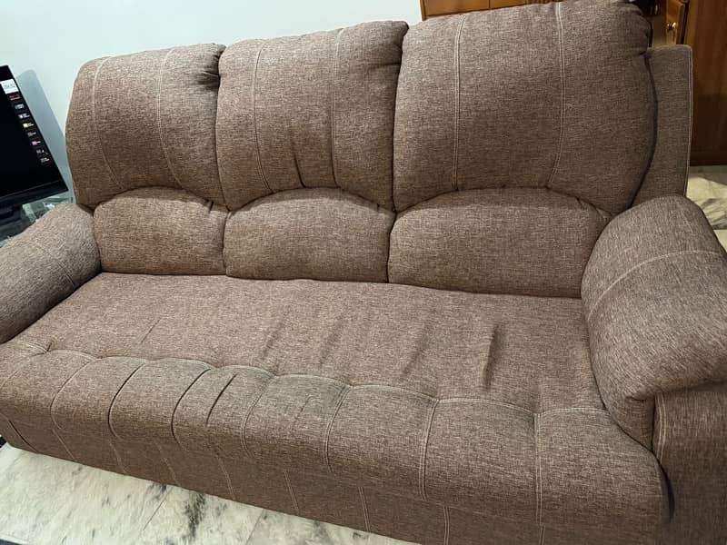 Pure Jute Relaxer Sofa 3 Seater Mint Condition 1