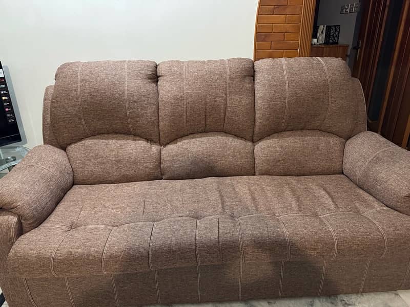 Pure Jute Relaxer Sofa 3 Seater Mint Condition 2