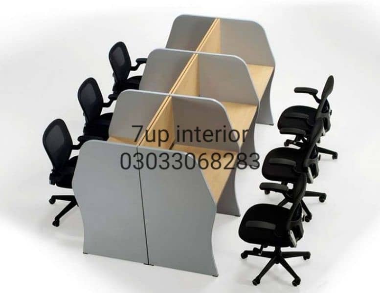 work station cubical cabin executive table meeting table 9