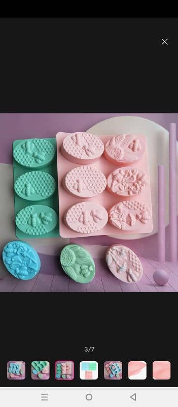 silicone soap mold 0