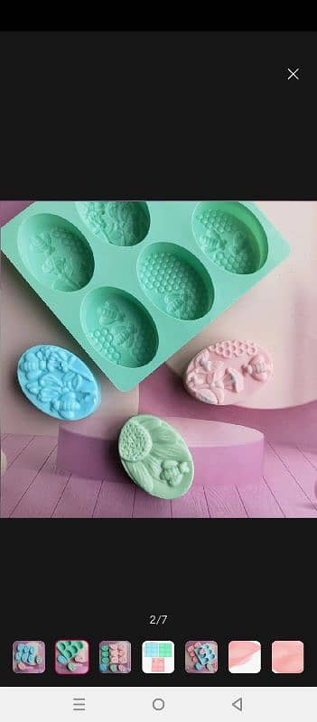 silicone soap mold 3