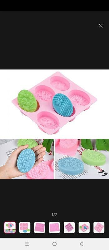 silicone soap mold 4