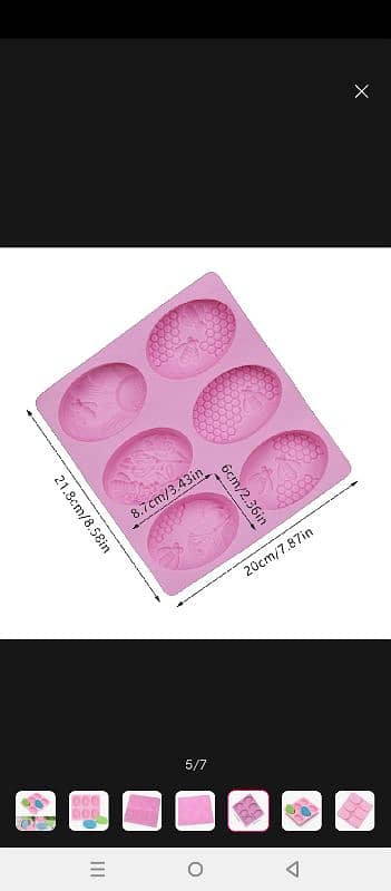 silicone soap mold 5