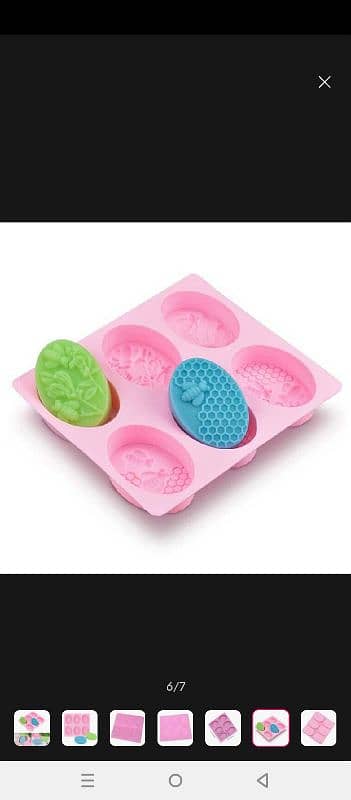 silicone soap mold 6