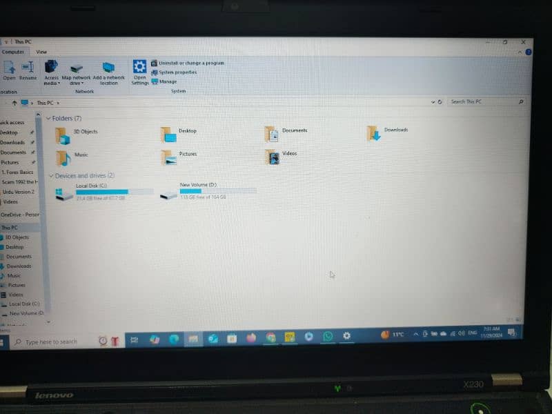 Lenovo x230 8gb 256gbSSD 0