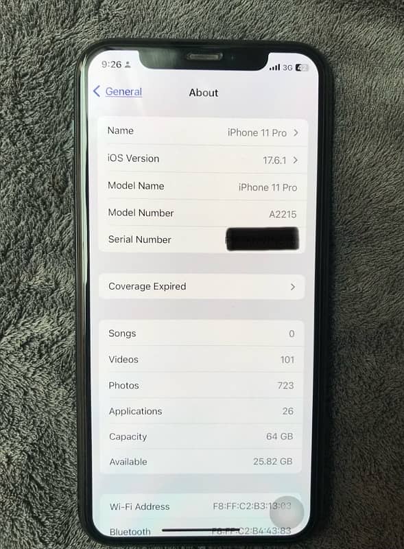 iPhone 11 Pro 64Gb Non Pta 0