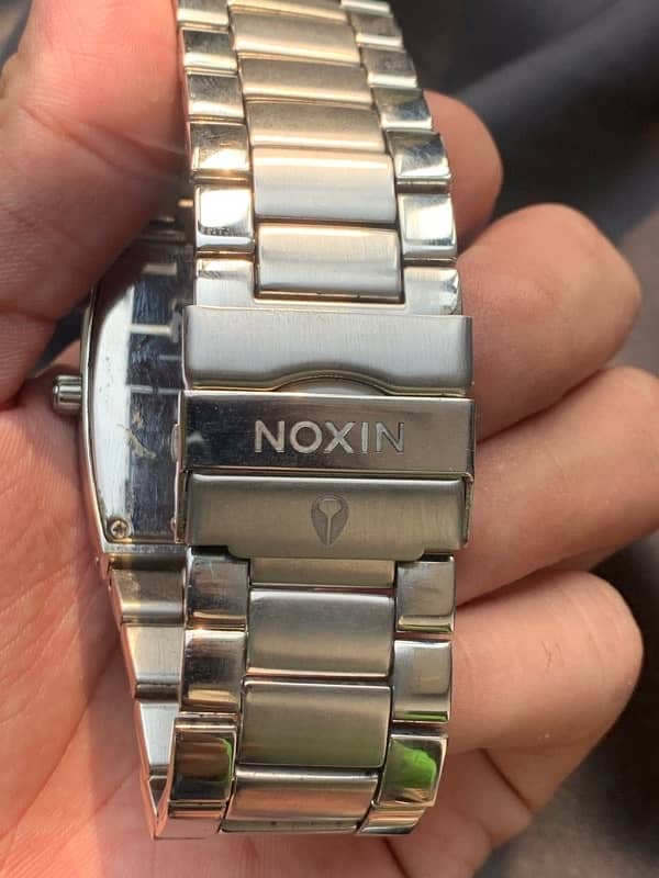 Nixon The Banks Silver colored/Steel Men’s Original Dual Time Watch 6