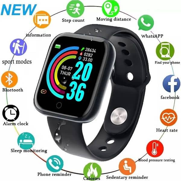 Smart Watch Waterproof Sport Fitness Tracker 0