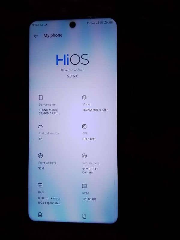 Tecno Camon 19 pro || 8+8GB 128GB 1