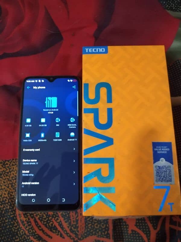 sale tecno spark 7T. 4 GB Ram 64 GB Rom. Awesome result both cameras. 3