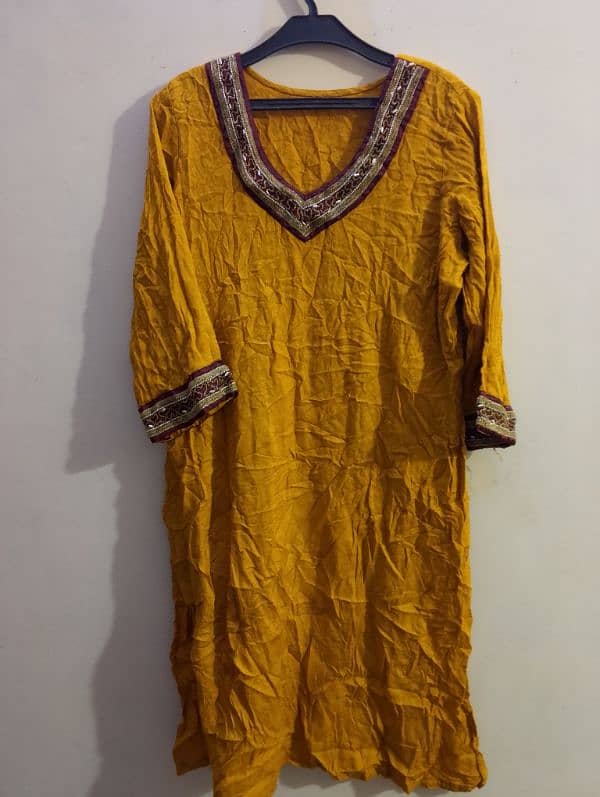 branded preloved used fancy linen lawn cotton 9