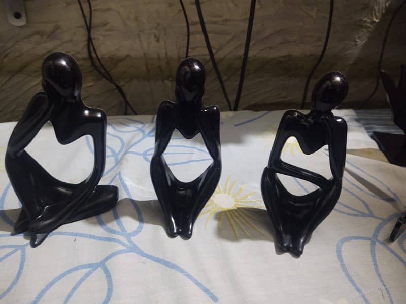 Resin Art, Women's Statues set of 3, Home & Office Decoration items 19