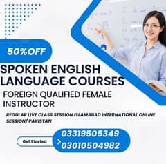 Spoken English Course/Foreign Qualified Female Instructor