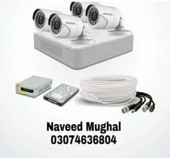 Cctv Cameras complete pkg installation/cctv security camera HD quality