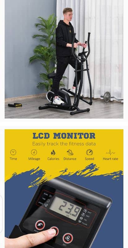 Excercise cycle elliptical 1