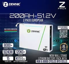 ziewnic lithium battery 51.2volt