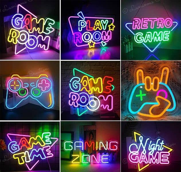 Neon Sign for Wall Decore, Custom Design Neon Sign Board, Home Lights 11