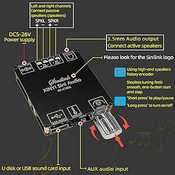 Home Made Powerful Sound System For Home. 100 Watt Amplifier. 6