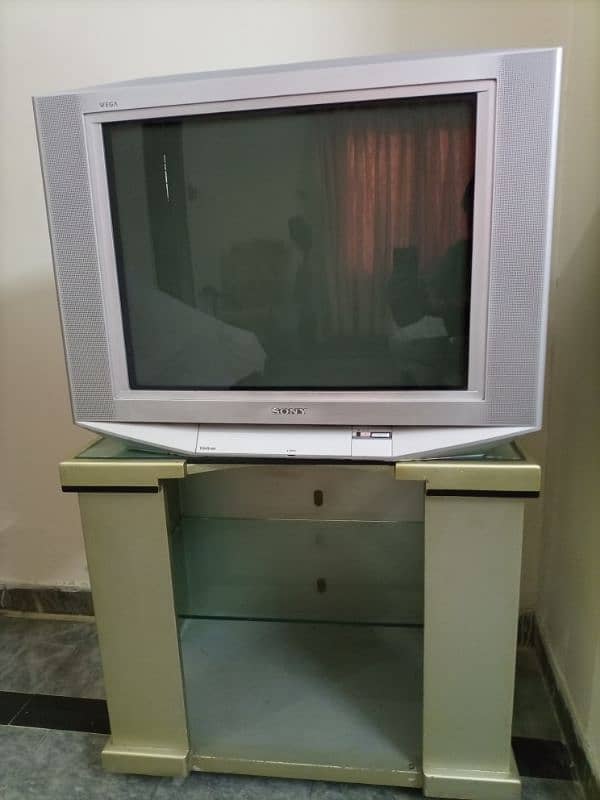 Sony big TV with trolley 0