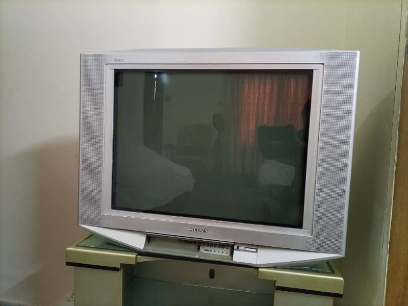 Sony big TV with trolley 5