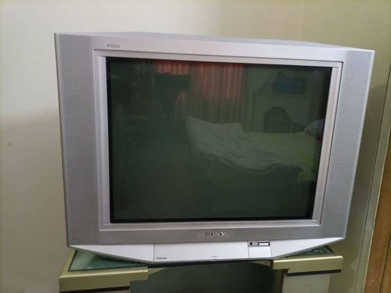 Sony big TV with trolley 7