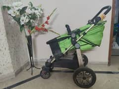 Stroller Pram Green Color