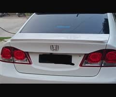 Honda Civic Reborn Trunk Spoiler Abs Plastic