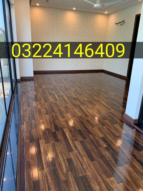 laminate wood flooring/ pvc skirting/ spc floors/ Vinyl Floor. 1