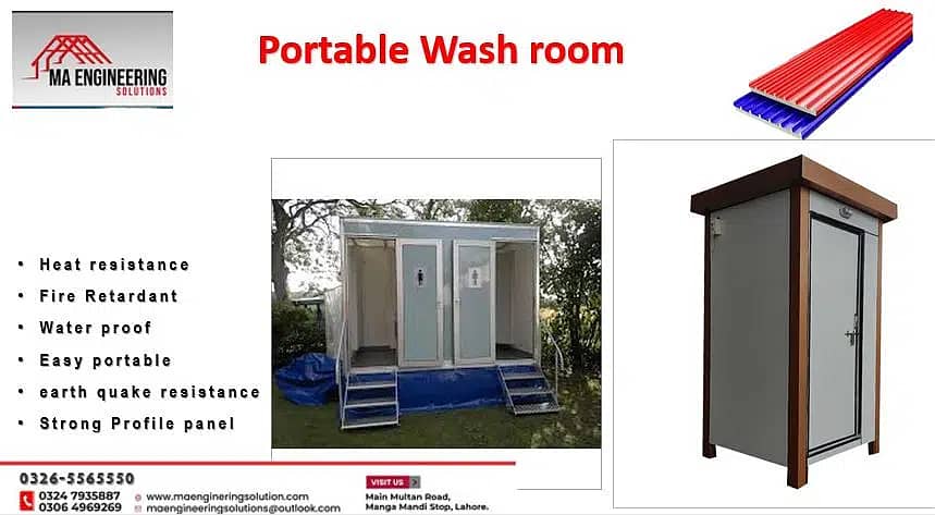 Porta Cabin Portable container Room Offices Guard Room 19