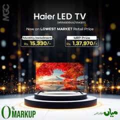 HAIER LED AVAILABLE ON EASY INSTALMENT