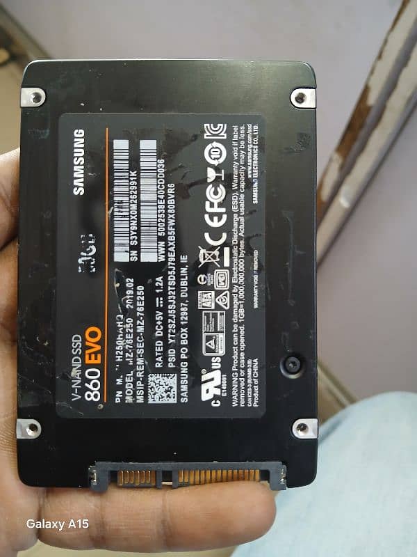 Samsung v nand ssd 860 250gb 1